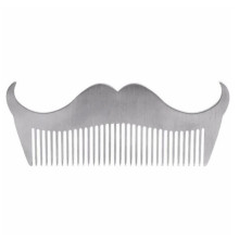 2018 nouveau design populaire hommes aiment mini peigne à moustache barbe personnalisé